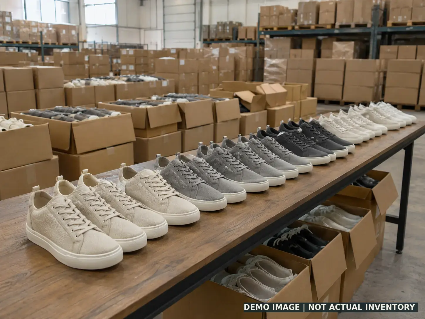 Illustrative demo image for Unbranded Footwear Run